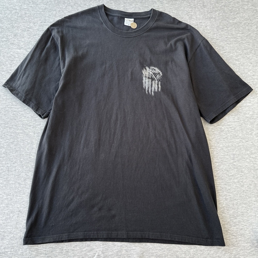 Crazy Shirts United Eagle Black Short Sleeve Size XL United We Stand T-Shirt